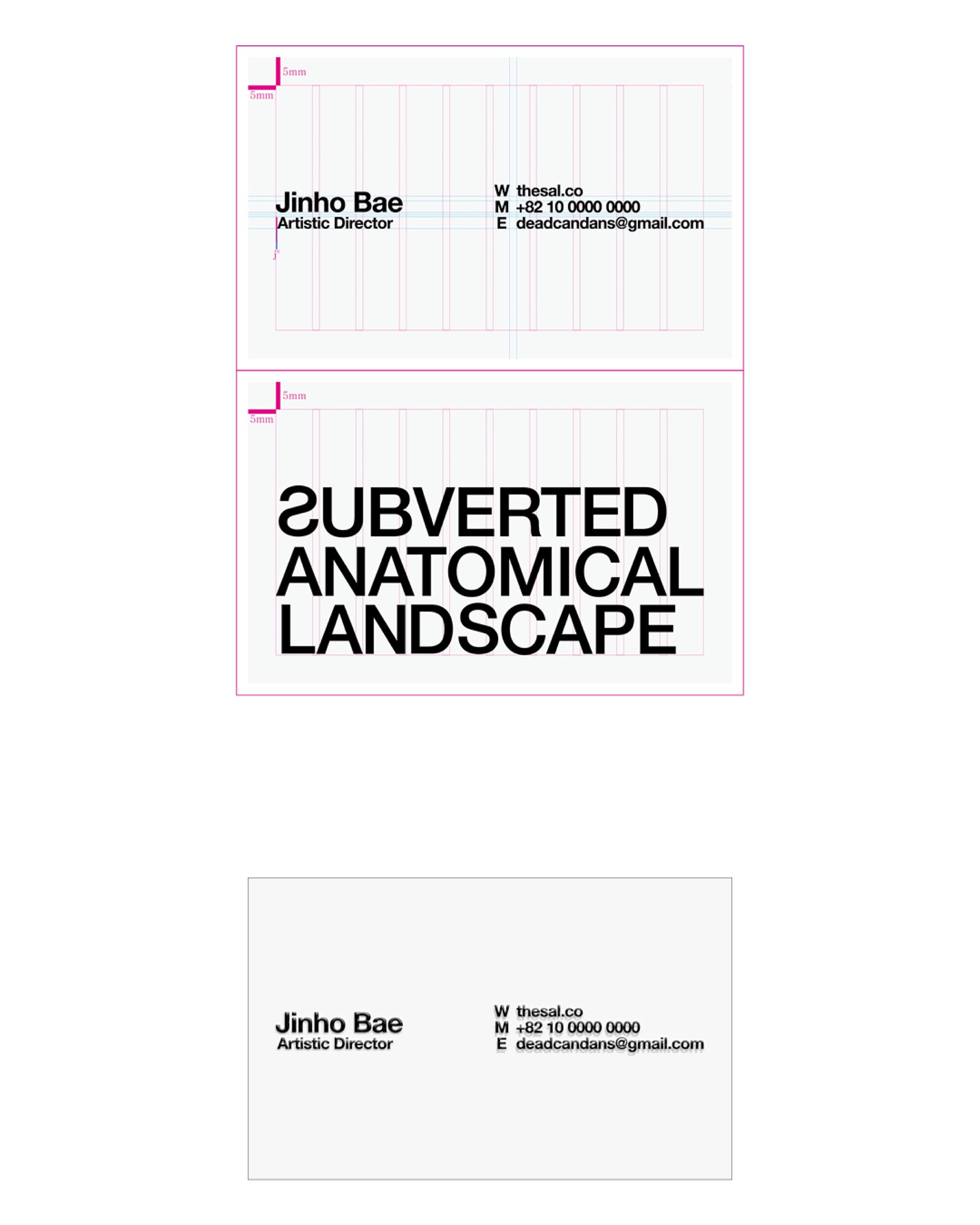 Subverted Anatomical Landscape BusinessCard - 2